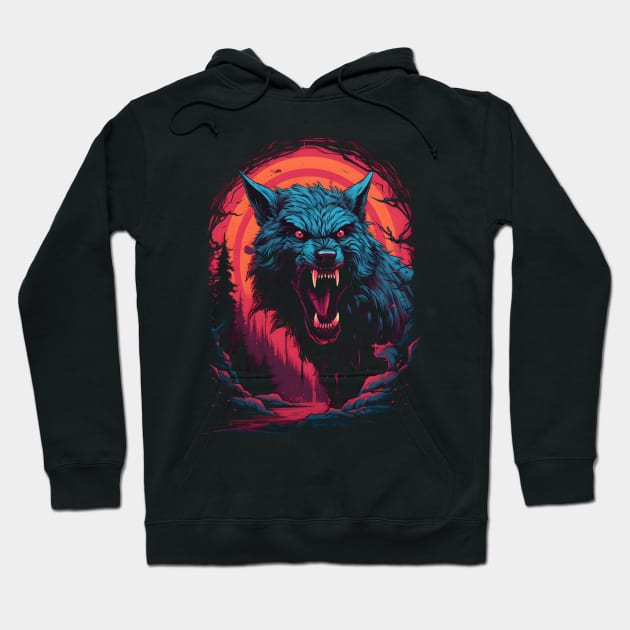 Werewolf Moon Hoodie by lord.mandragoran